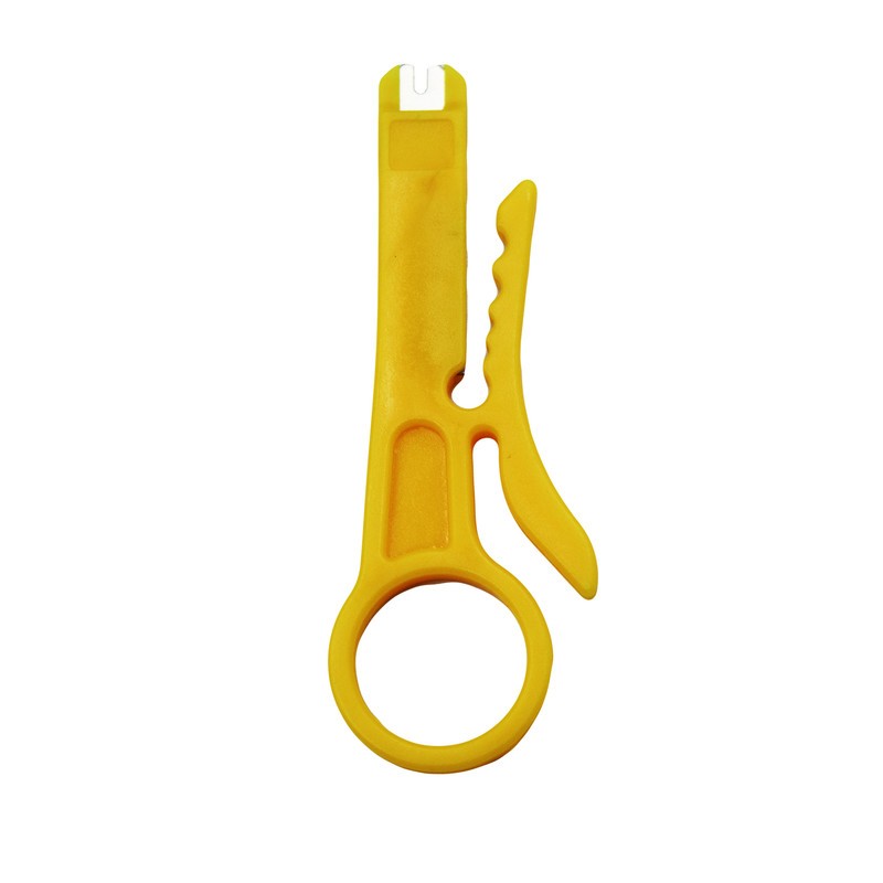 آچار سوکت زن شبکه و تلفن  دی تک مدل YP-DT-315-20CM سایز 8 اینچ  به همراه یک عدد استریپر