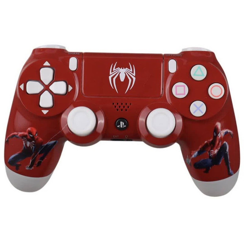 دسته بازی پلی استیشن 4 مدل DUALSHOK CUSTOM طرح Spider Man-1