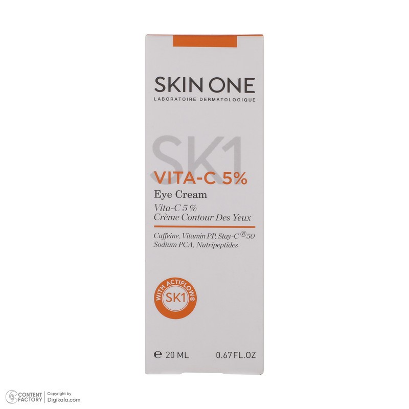 کرم دور چشم اسکین وان مدل Vitamin C حجم 20 میلی لیتر