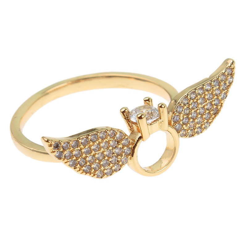 انگشتر زنانه وای اس ایکس مدل حلقه بال دار کد 147239