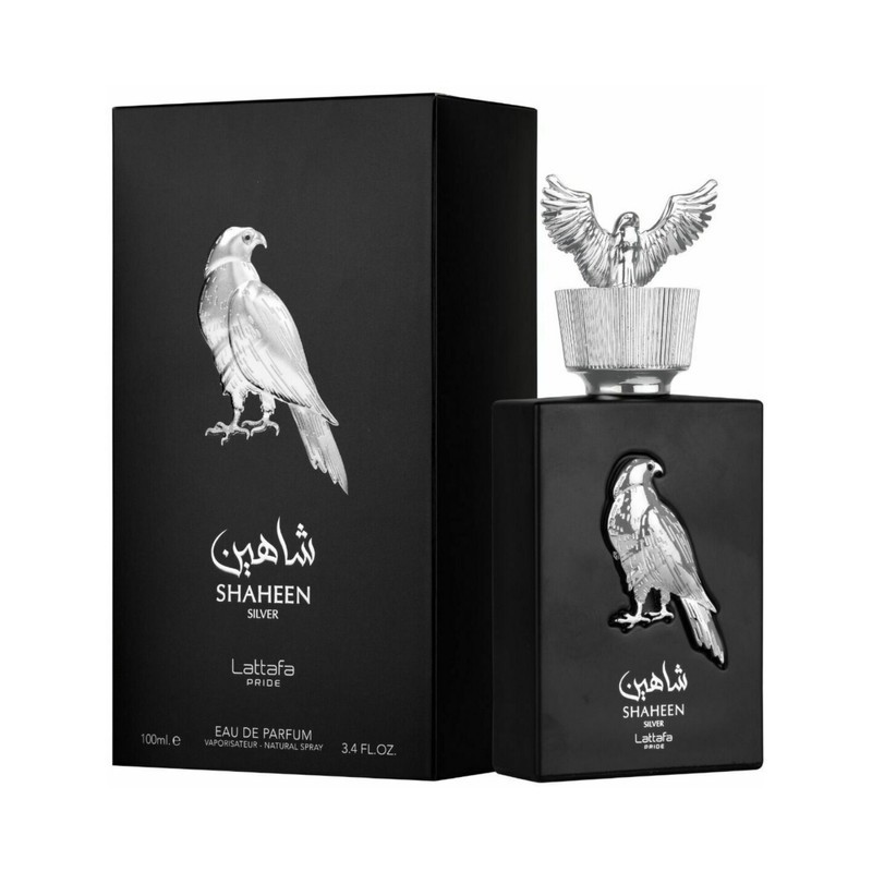 ادو پرفیوم مردانه لطافه مدل شاهین با رایحه خنک و تند حجم 100 میلی لیتر