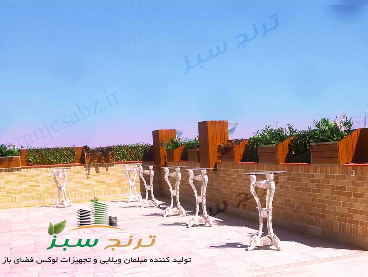 فلاور باکس نمای ساختمان