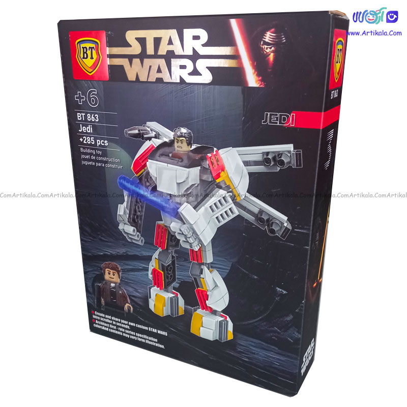 لگو ربات جنگ ستارگان طرح jedi کد BT863