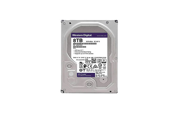 هارددیسک اینترنال وسترن دیجیتال مدل Purple WD40PURZ ظرفیت 8 ترابایت