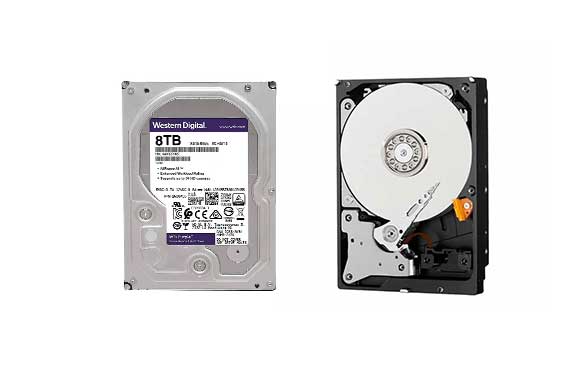 هارددیسک اینترنال وسترن دیجیتال مدل Purple WD40PURZ ظرفیت 8 ترابایت