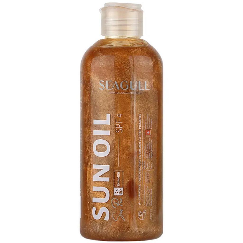 روغن برنز کننده و ویتامینه سی گل SPF4 حجم 250 میلی لیتر