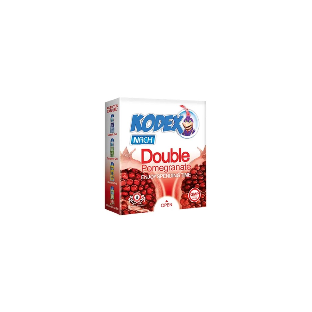 کاندوم انار دوبل کدکس 3عددی Double pomegranate