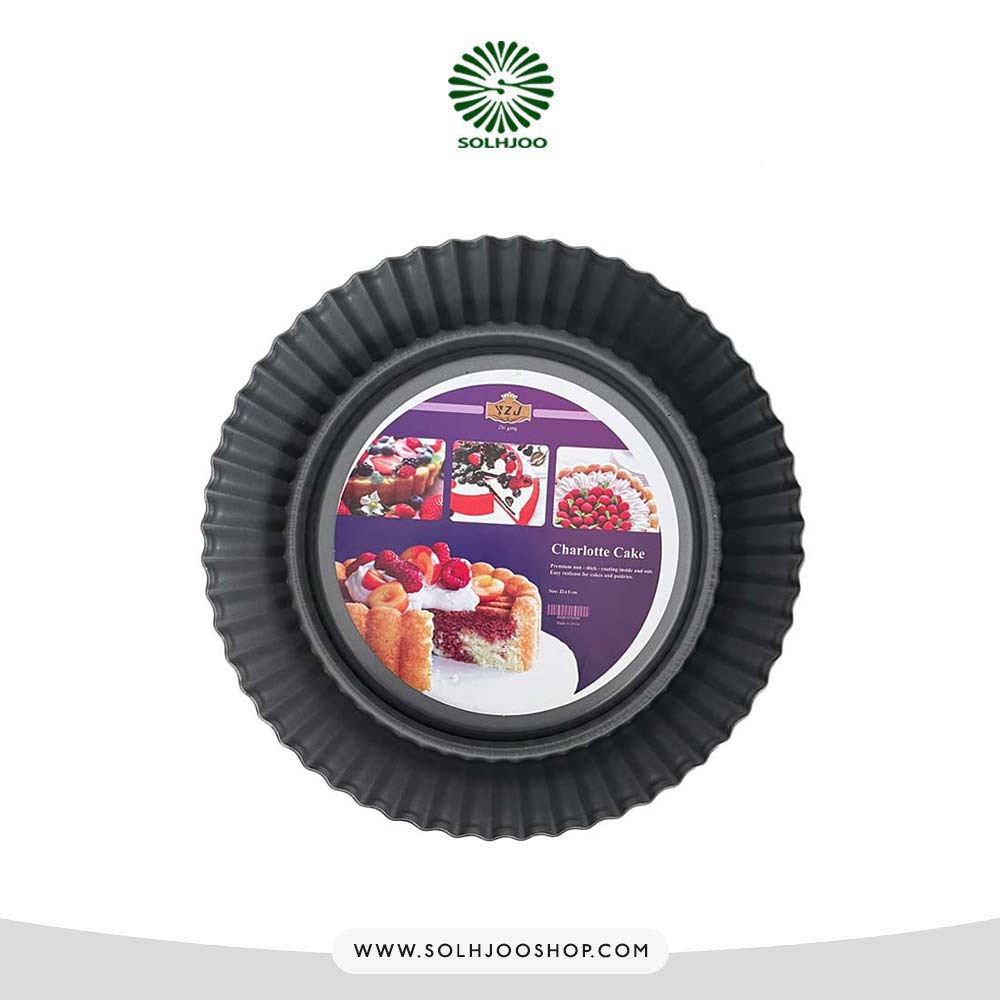 قالب تارت تفلون کف برجسته 23 سانتی
