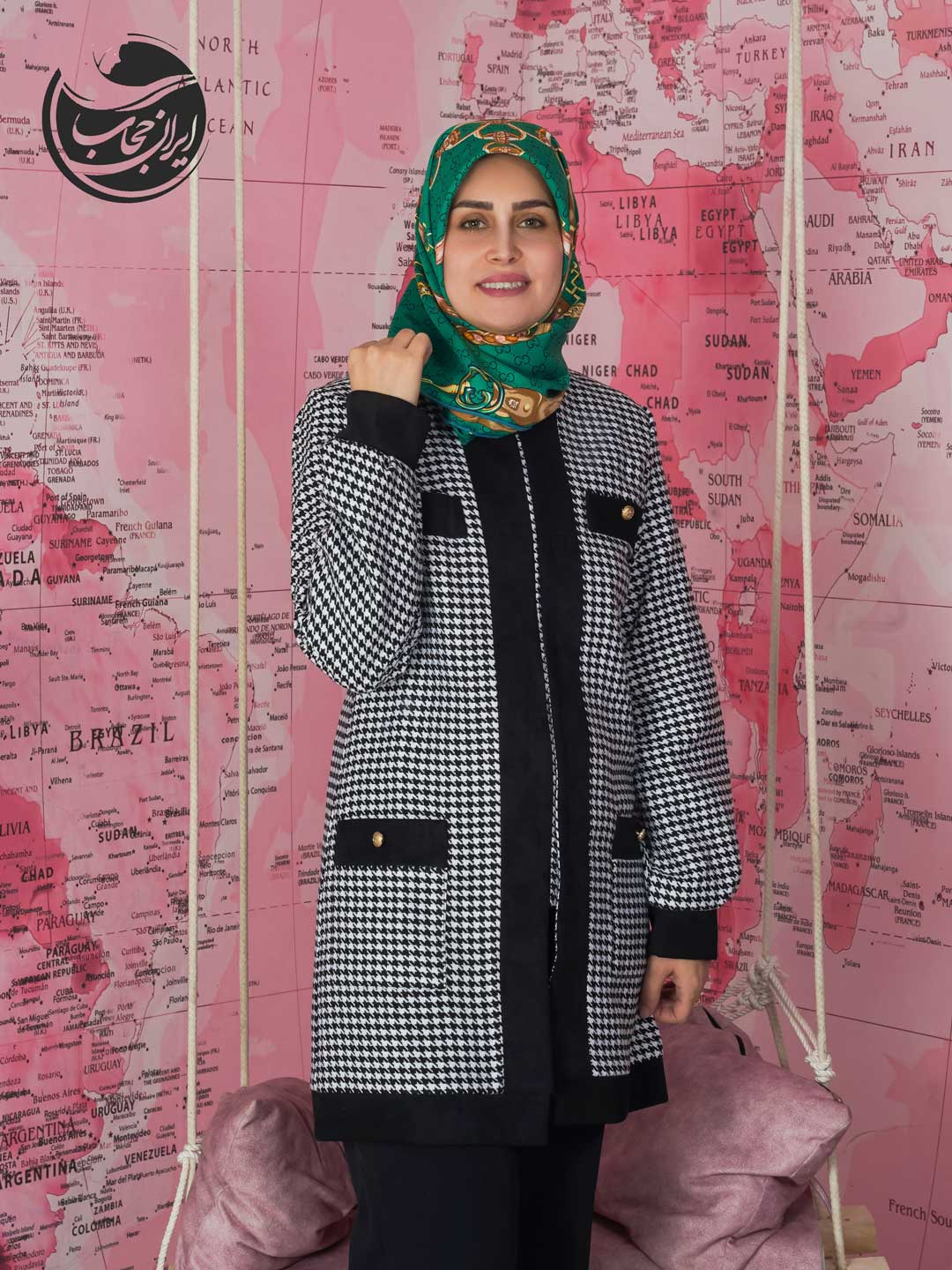 کت بلند زنانه طرح پیچازی