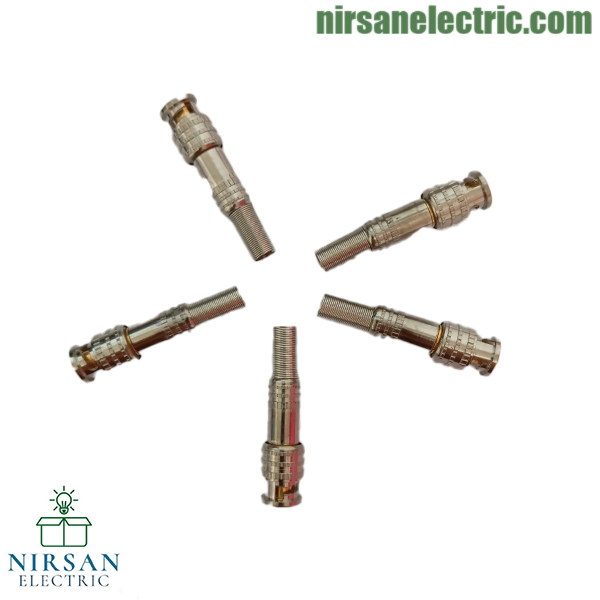 فیش BNC پیچی دوربین مداربسته