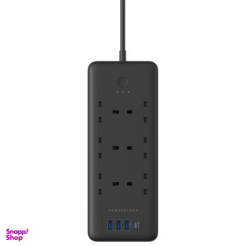 چند راهی برق و USB هوشمند پاورولوژی (Powerology) مدل Psmsupdbk