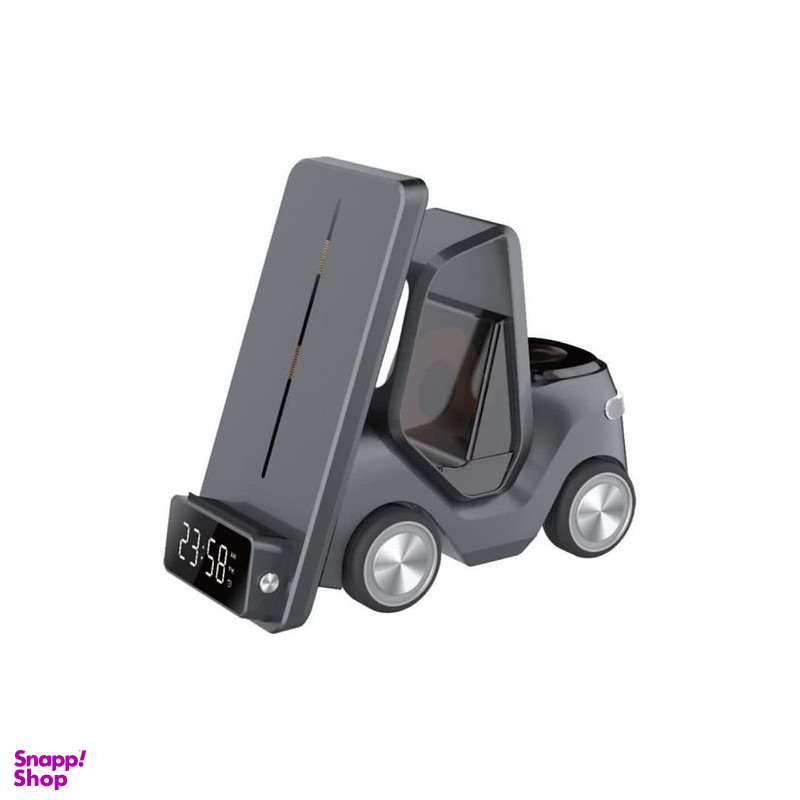 پایه نگهدارنده و شارژر بی سیم گوشی موبایل گرین لاین مدل Forklift 5 in 1