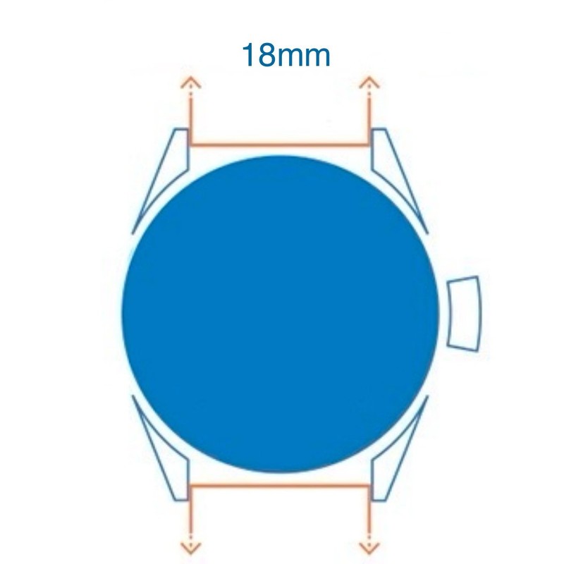 بند ساعت مچی مدل برزنتی کد BRD18mm