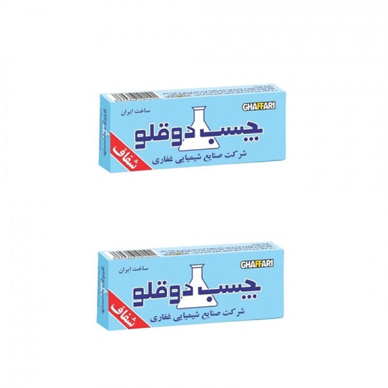 چسب دوقلو غفاری کد 1508 بسته 2 عددی