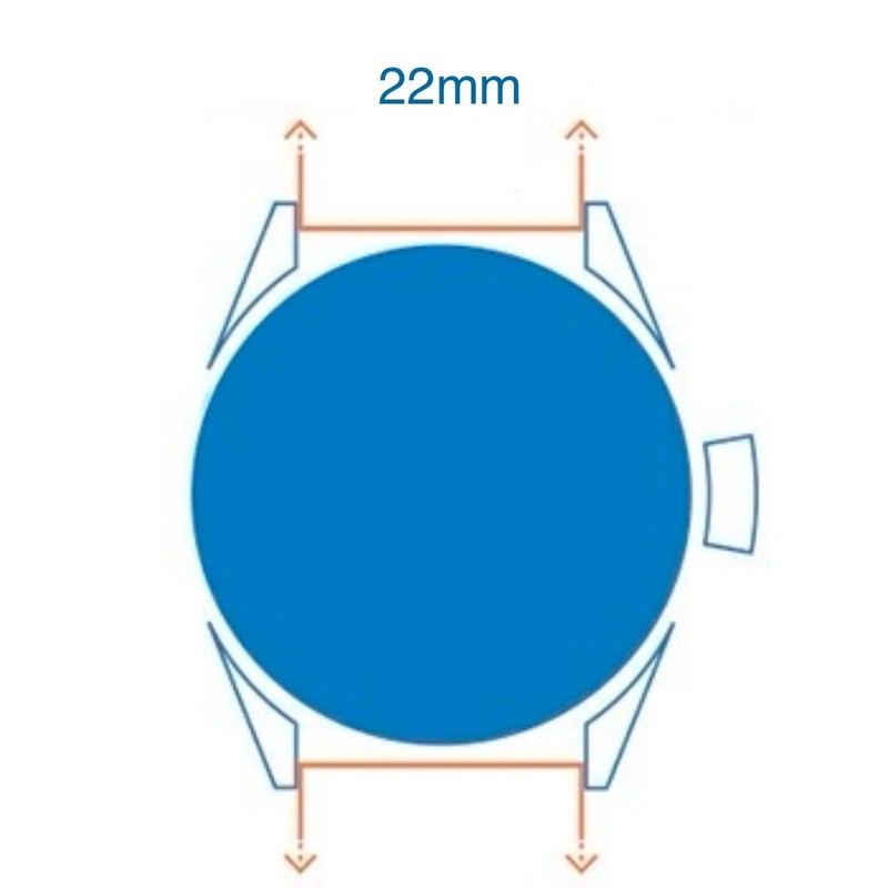 بند ساعت مچی مدل برزنتی کد BRD22mm