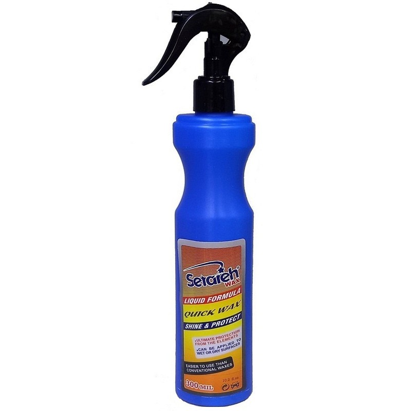 اسپری واکس داشبورد خودرو ستاره مدل quickwax حجم 300 میلی لیتر