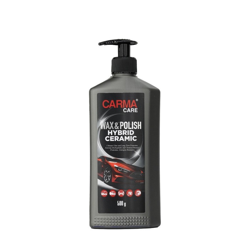واکس و پولیش بدنه خودرو کارماکر مدل HYBRID CERAMIC وزن 500 گرم