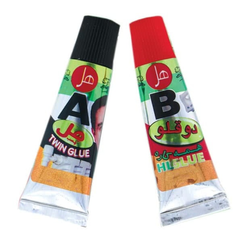 چسب دوقلو هل فولاد  BOX حجم 7 میلی لیتر
