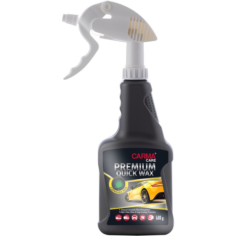 اسپری واکس بدنه خودرو کارماکر مدل PREMIUM QUICK WAX وزن 500 گرم