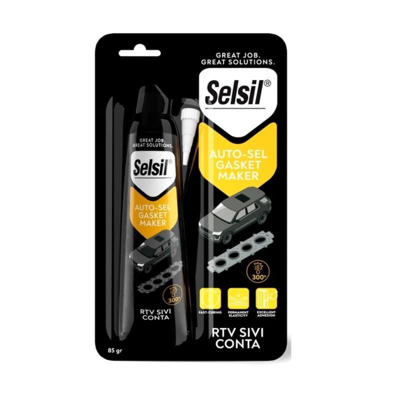 چسب واشرساز سلسیل مدل Auto-sel gasket maker کد 112 وزن 85 گرم