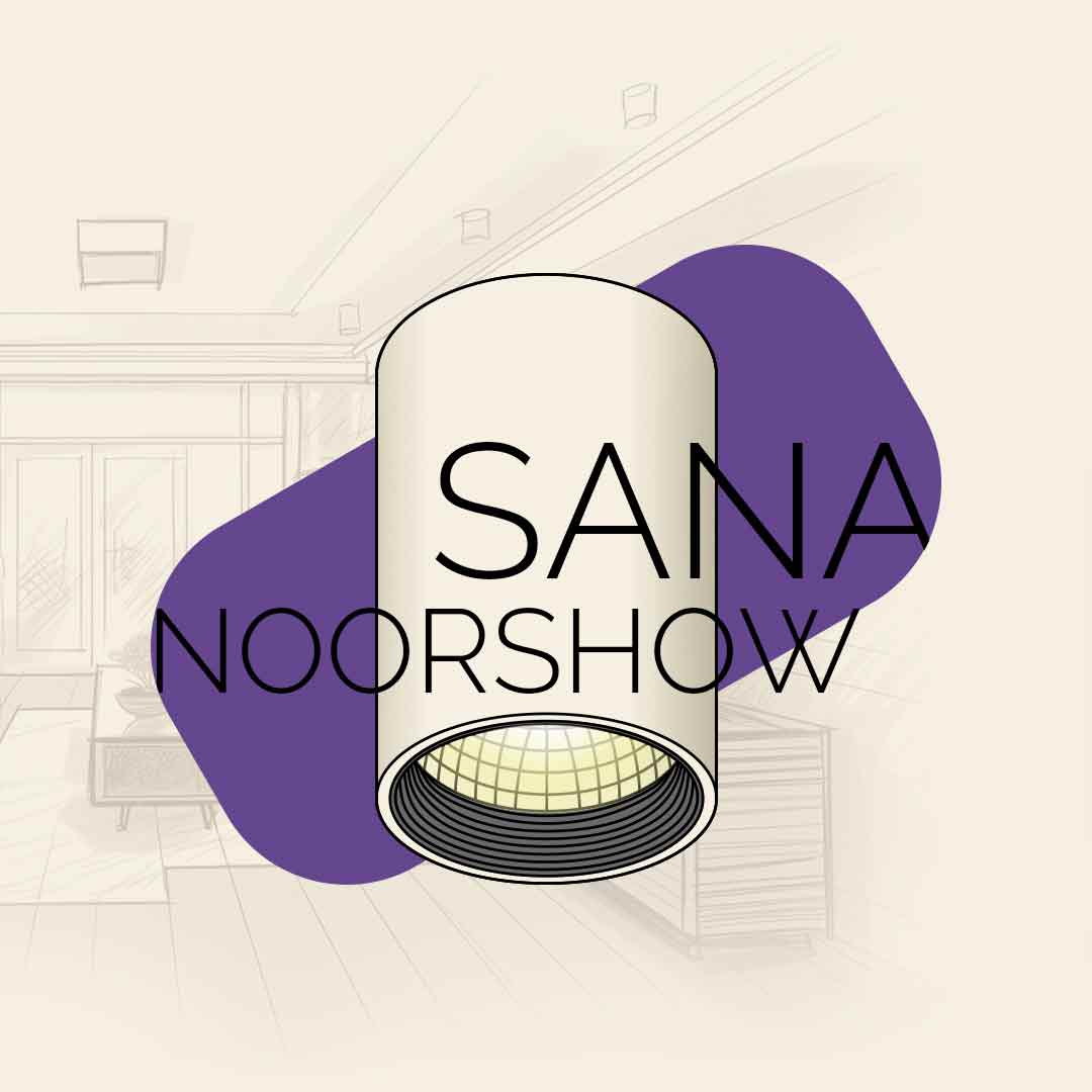 چراغ سقفی روکار سانا  SANA COB استوانه ای مدرن نور شارپ با حجم بالا ، آلومینیومی نورشو 