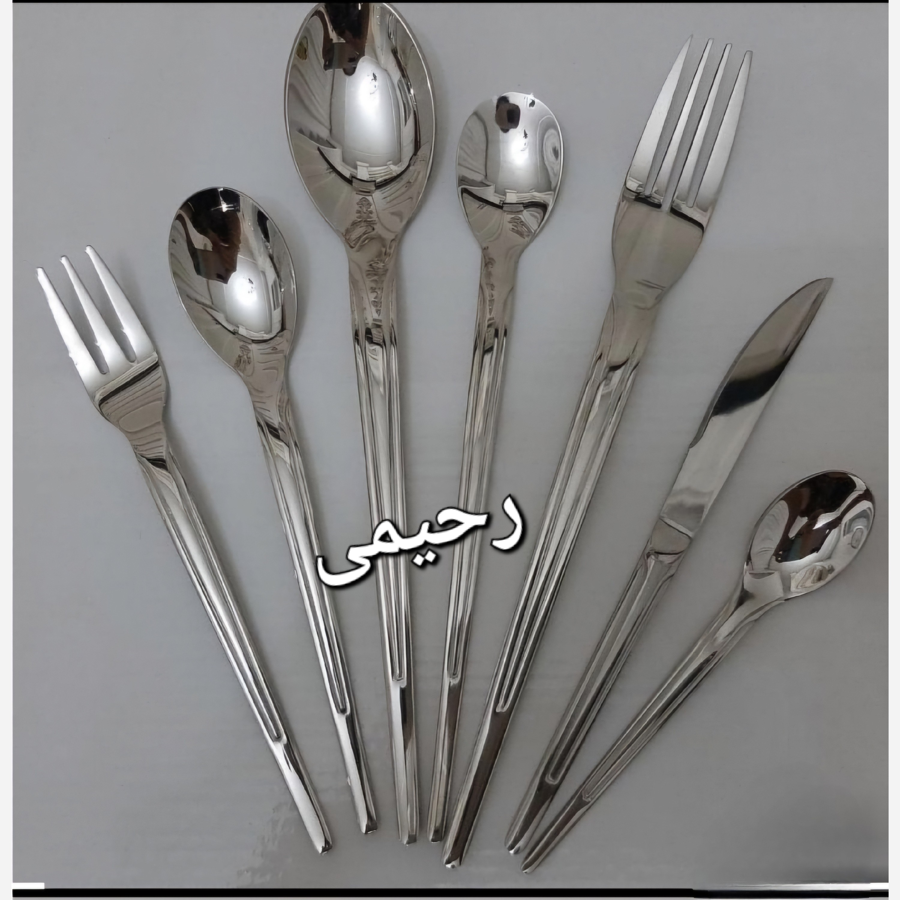 سرویس قاشق و چنگال 24نفره 120 پارچه کیفیت عالی و ضخیم زنبوری