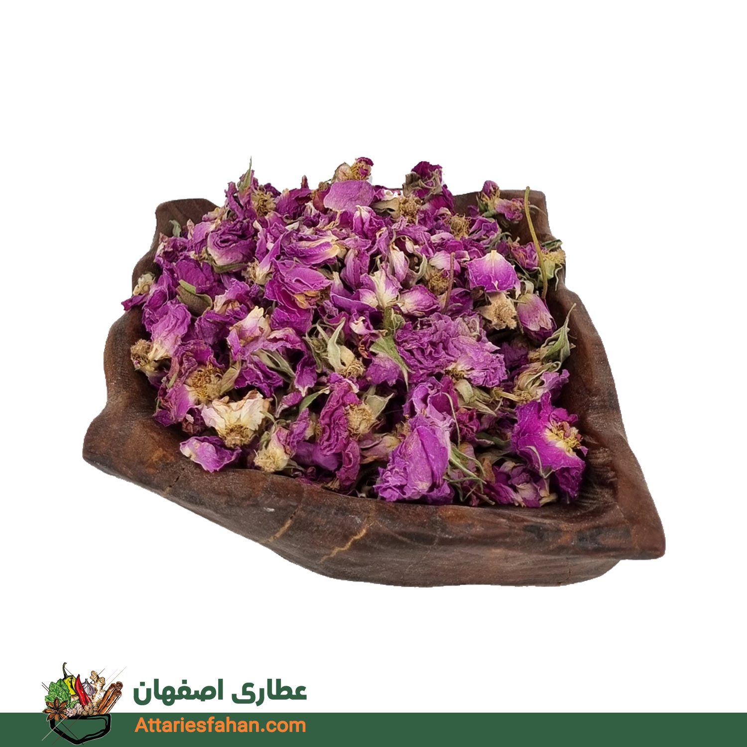 گل محمدی خشک اعلا (گل محمدی باز) یک کیلویی