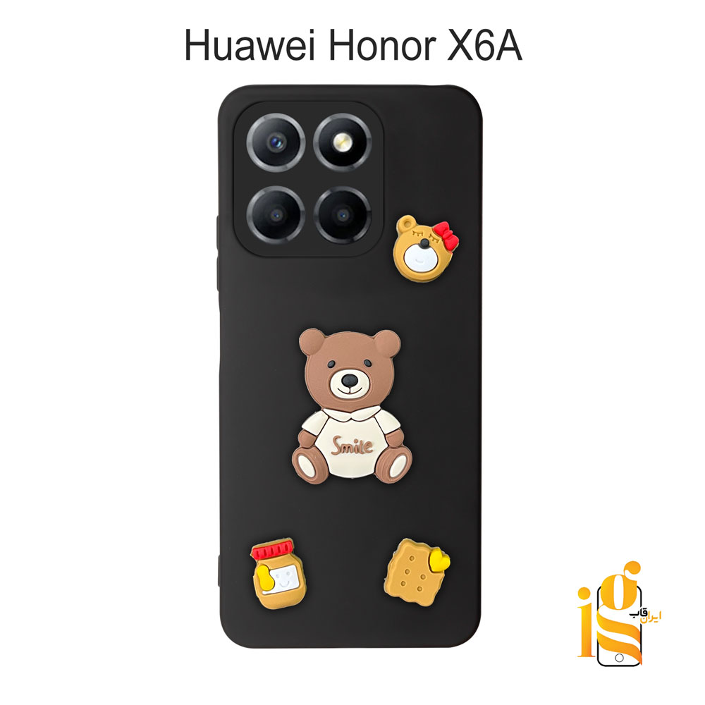 قاب دخترانه خرس پاستیلی برای گوشی هوآوی Honor X6A