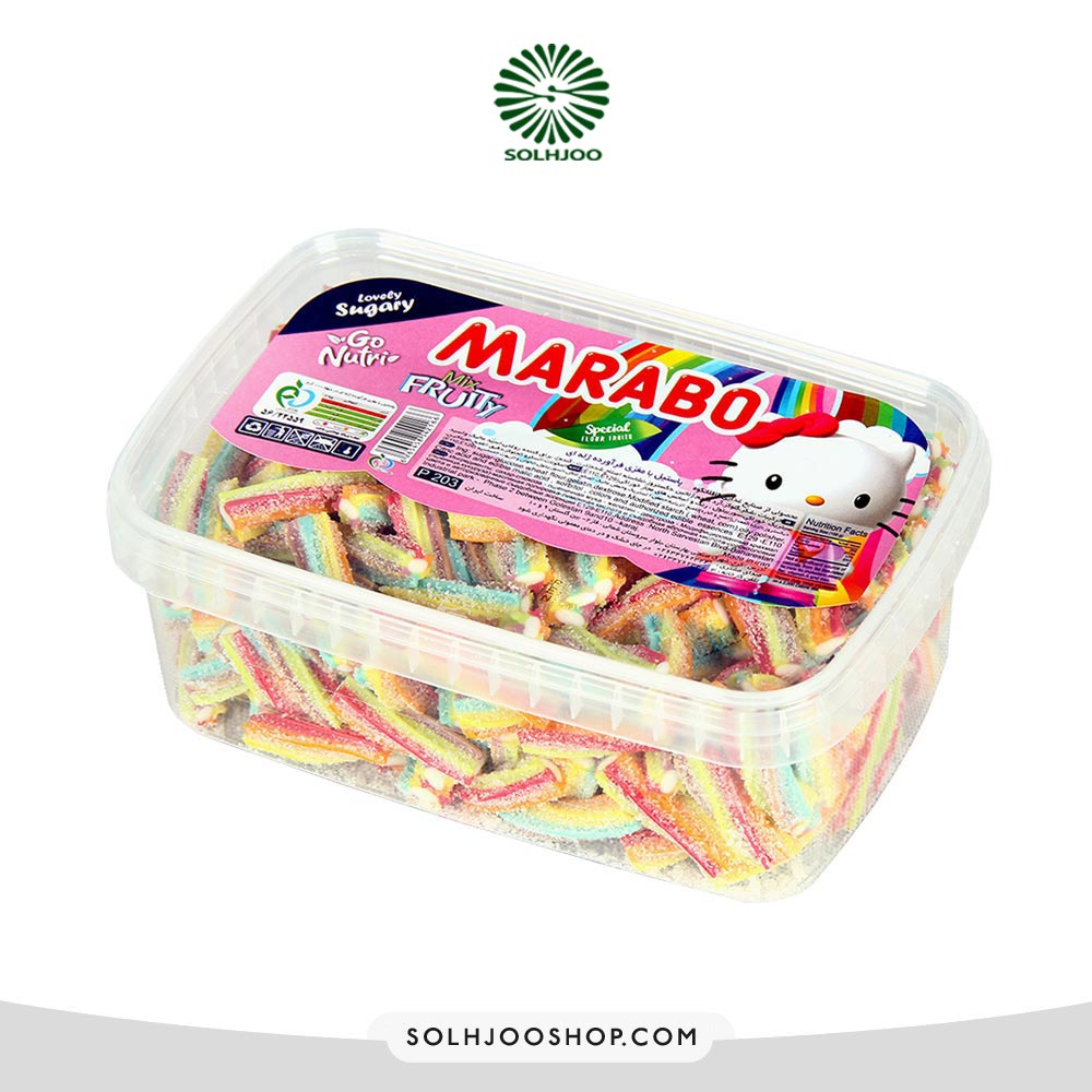 پاستیل لقمه پیچی شکری مارابو 800 گرم