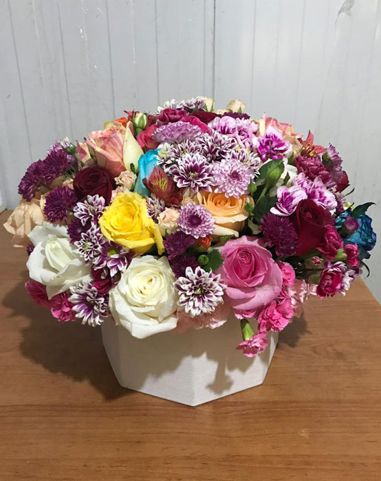 سبد گل گرد کد 804