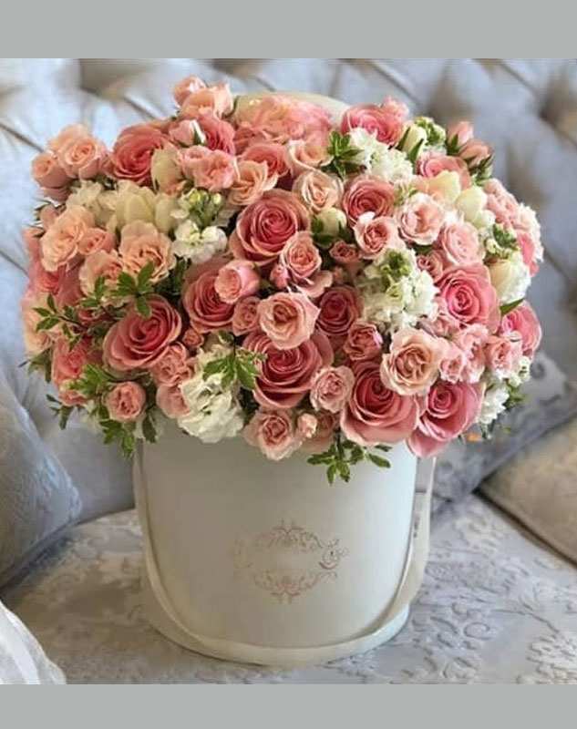 باکس گل گرد رز منیاتوری کد 446