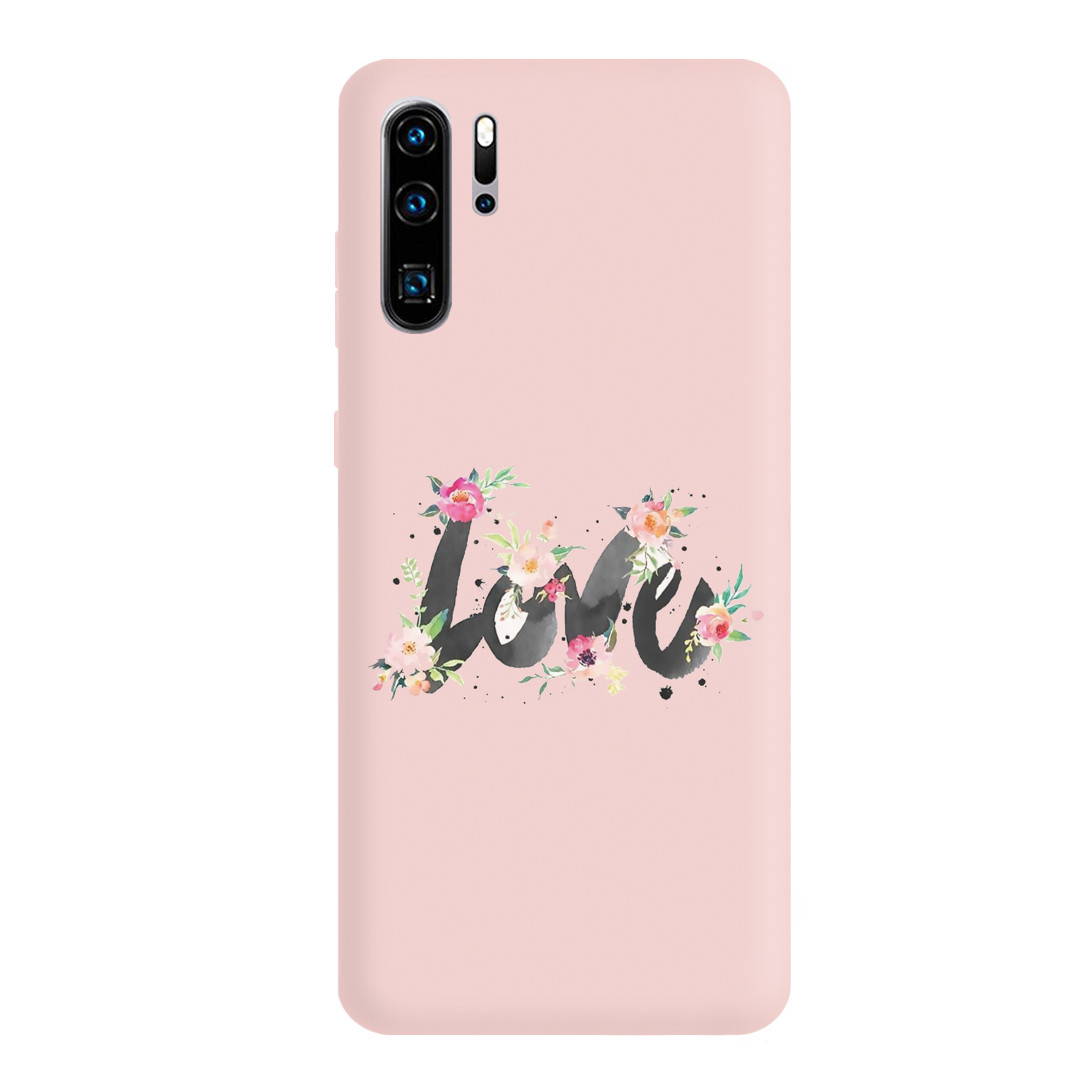 قاب گوشی هواوی P30 PRO طرح عاشقانه صورتی