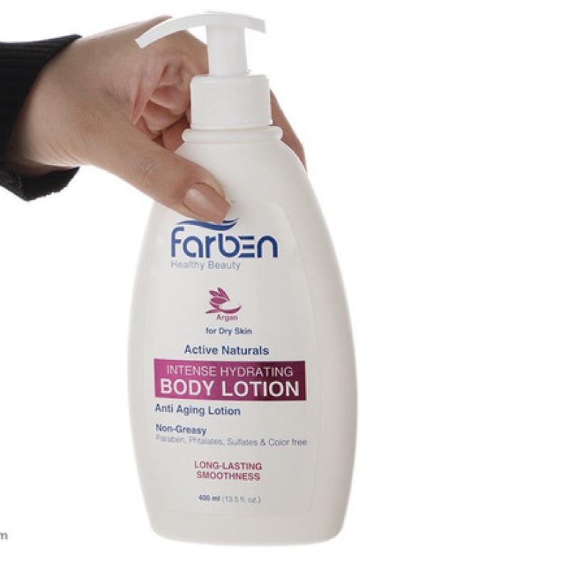 لوسیون بدن فاربن مدل Argan حجم 400 میلی لیتر
