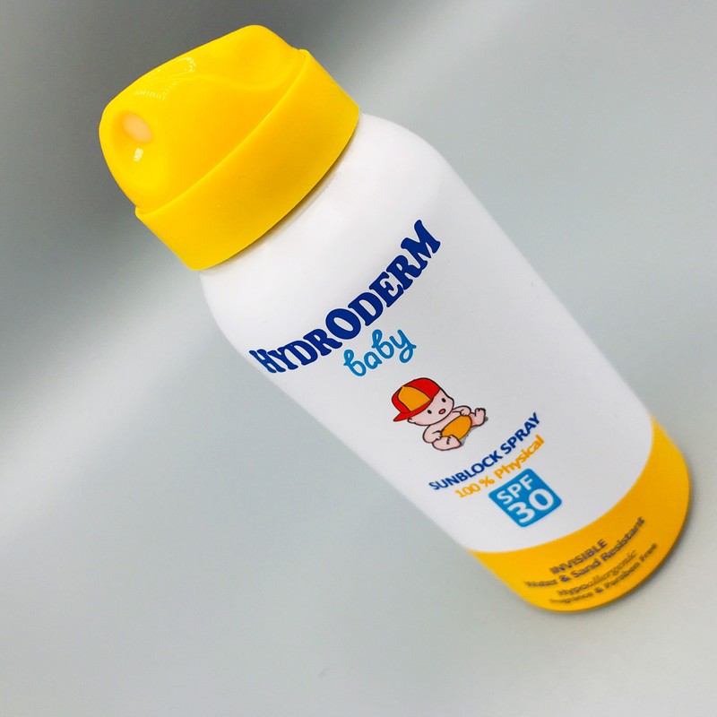 اسپری ضدآفتاب کودک هیدرودرم مدل SPF30 حجم 100 میلی لیتر