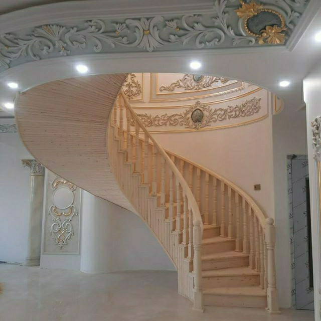 نرده چوبی خراطی و منبت