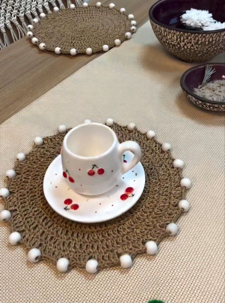 زیربشقابی رافیا کد1