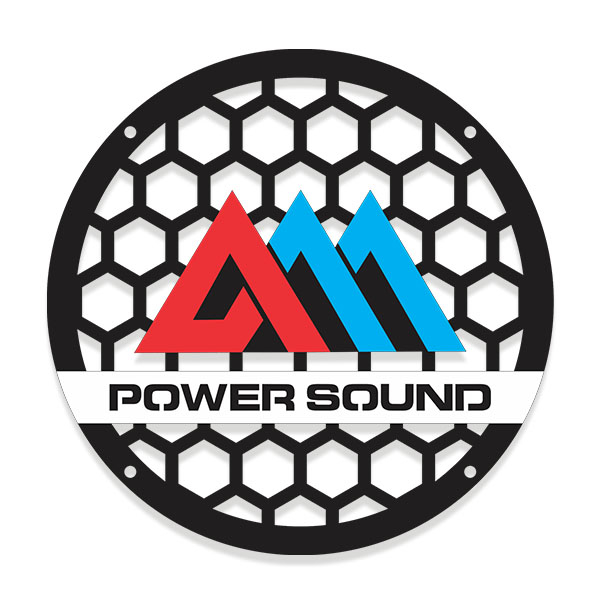 قاب میدرنج خودرو طرح POWER SOUND بسته 2 عددی