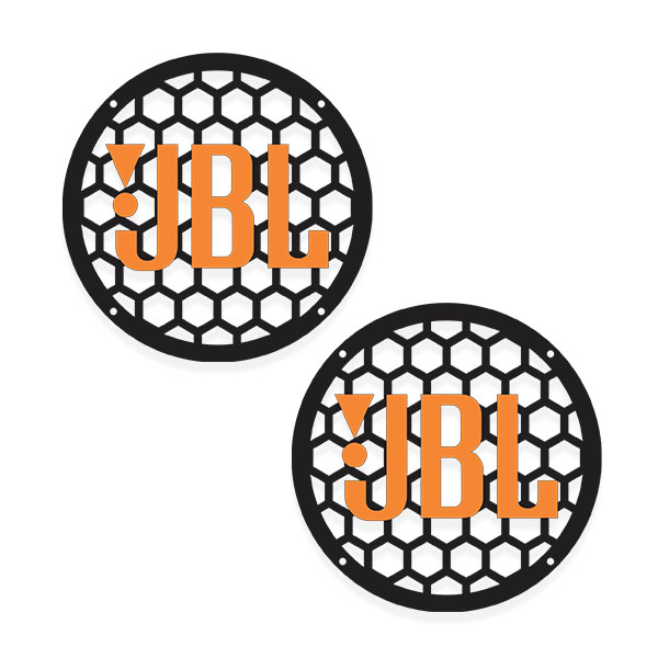 قاب میدرنج خودرو طرح JBL بسته 2 عددی