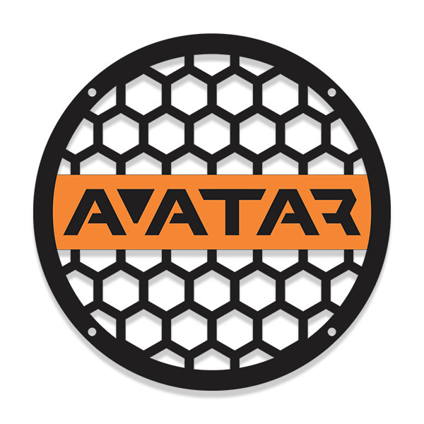 قاب میدرنج خودرو طرح AVATAR بسته 2 عددی