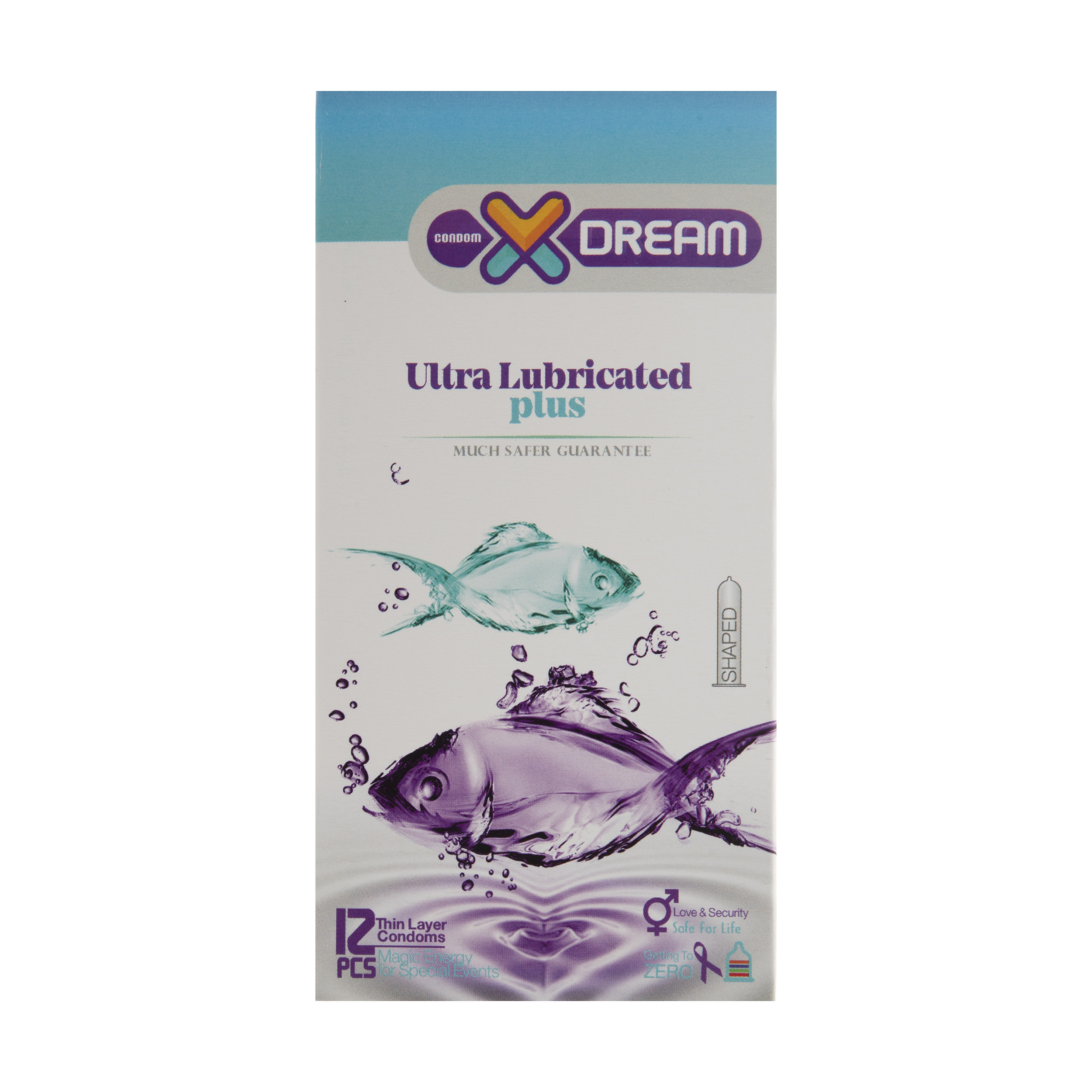 کاندوم ایکس دریم مدل Ultra Lubricated بسته 12 عددی اصل