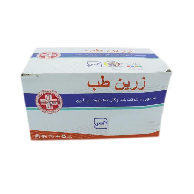 گاز استریل زرین طب مدل Z10 بسته 150 عددی اصل