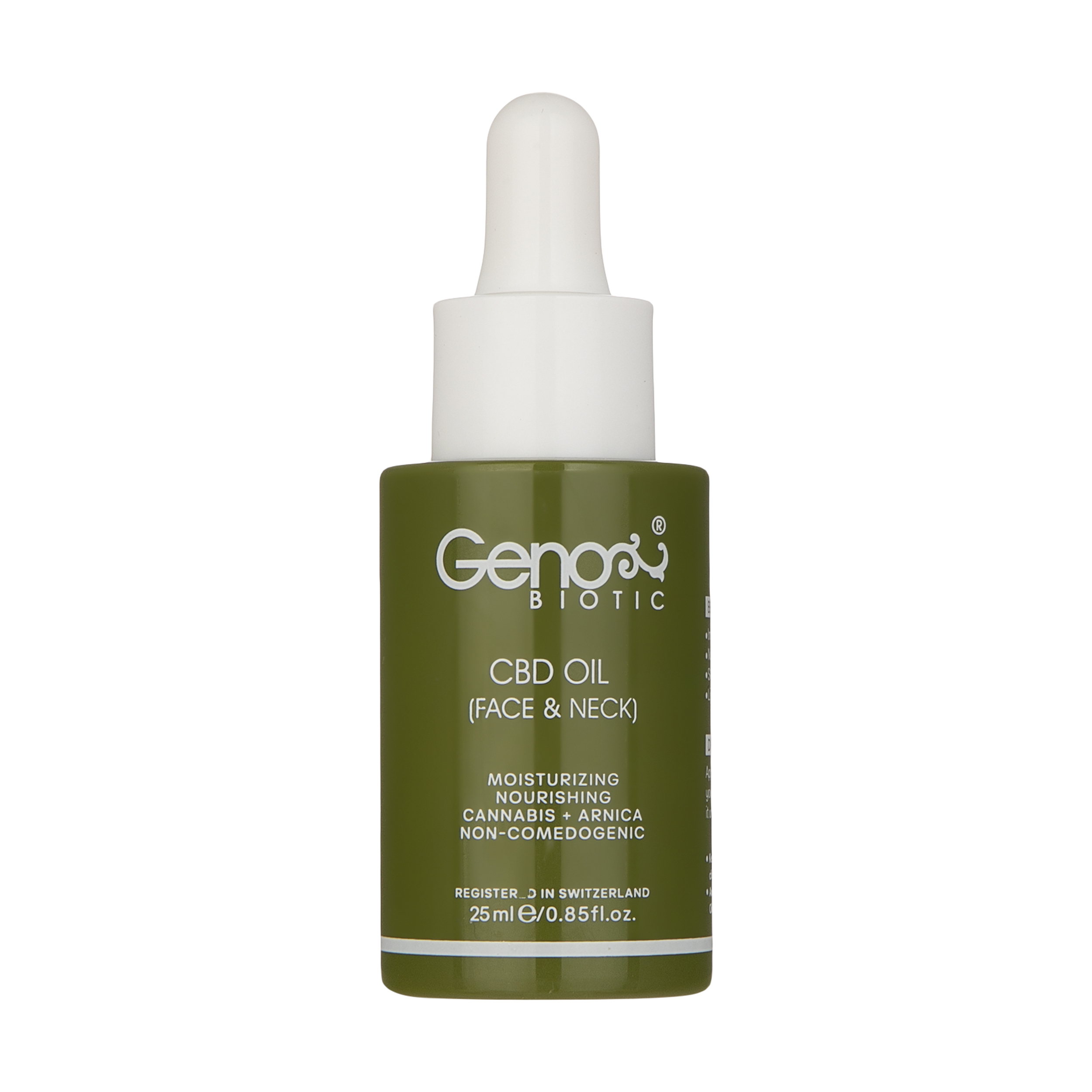روغن صورت ژنوبایوتیک مدل CBD حجم 25 میلی لیتر اصل