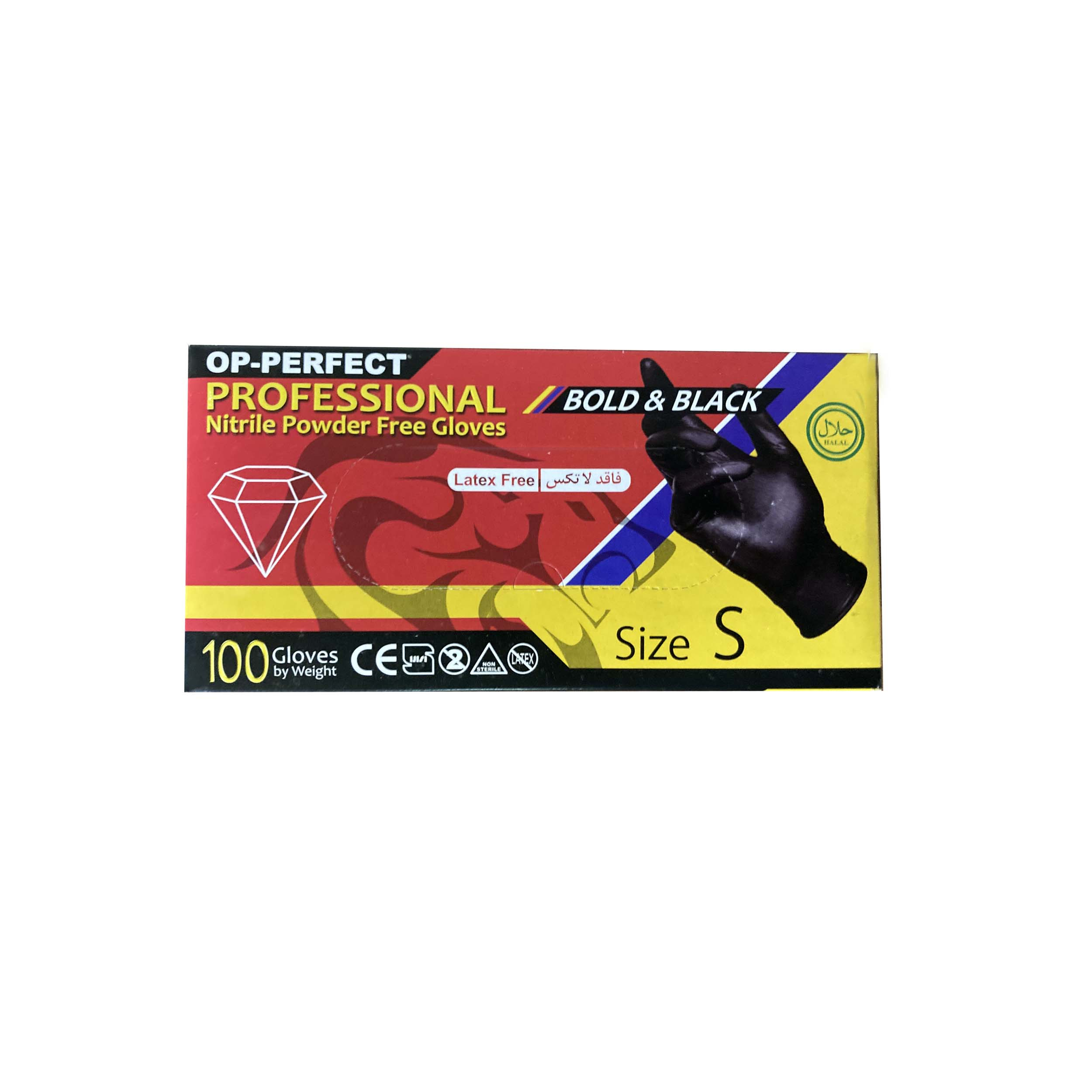 دستکش اوپی پرفکت مدل K2080 سایز S بسته 100 عددی اصل