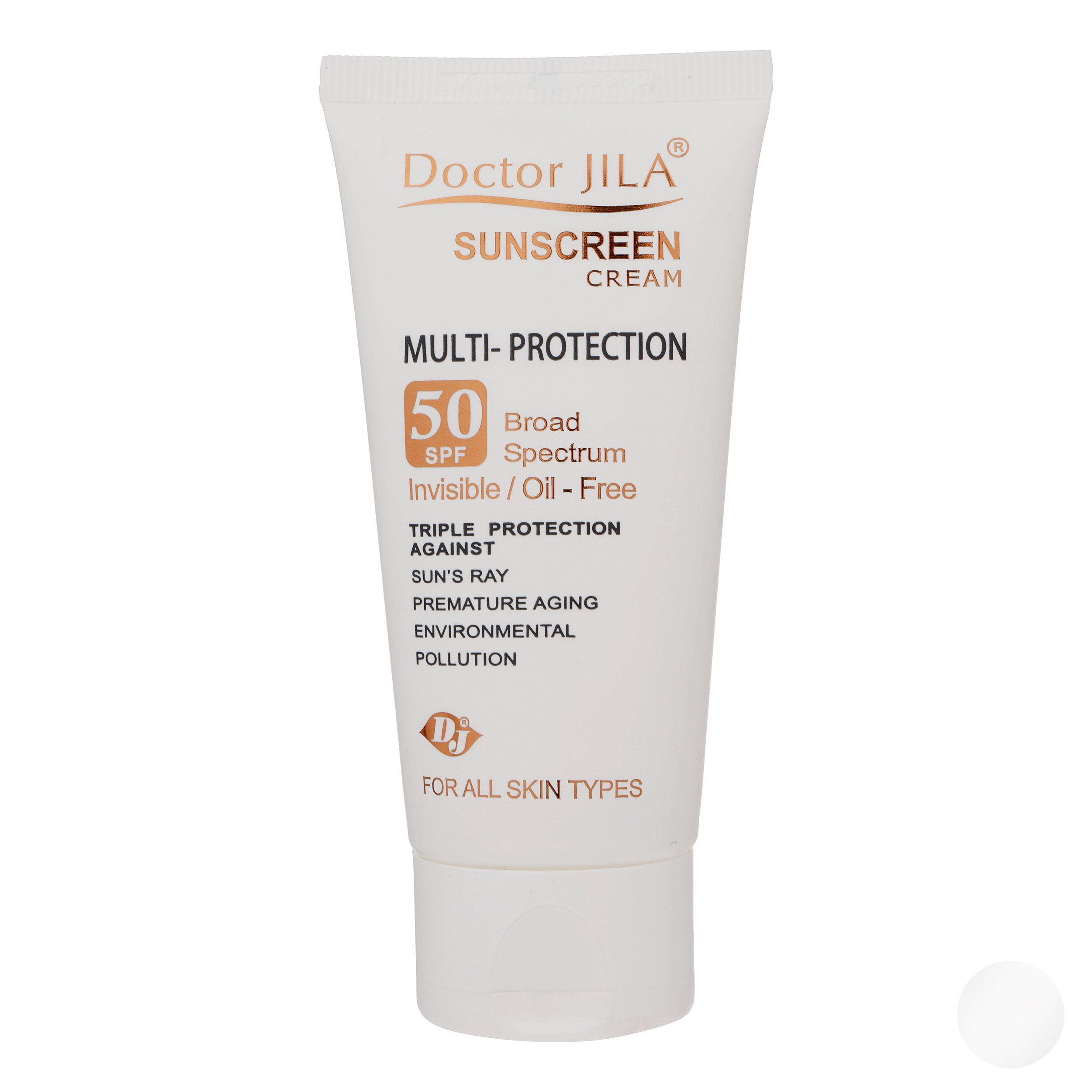 کرم ضد آفتاب دکتر ژیلا سری Multi Protection مدل Invisible حجم 50 میلی لیتر اصل