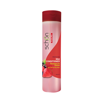 نرم کننده کرمی میکس فروت شون 400میل|Schon Fruity Mix Mild Conditioner 400ml