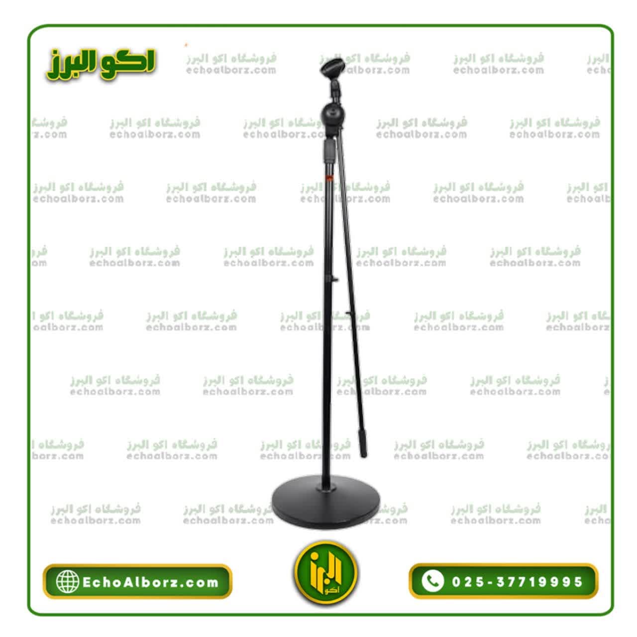 پایه میکروفن کفی چدن بلندِSPL مدل SP-B1 پسکرایه