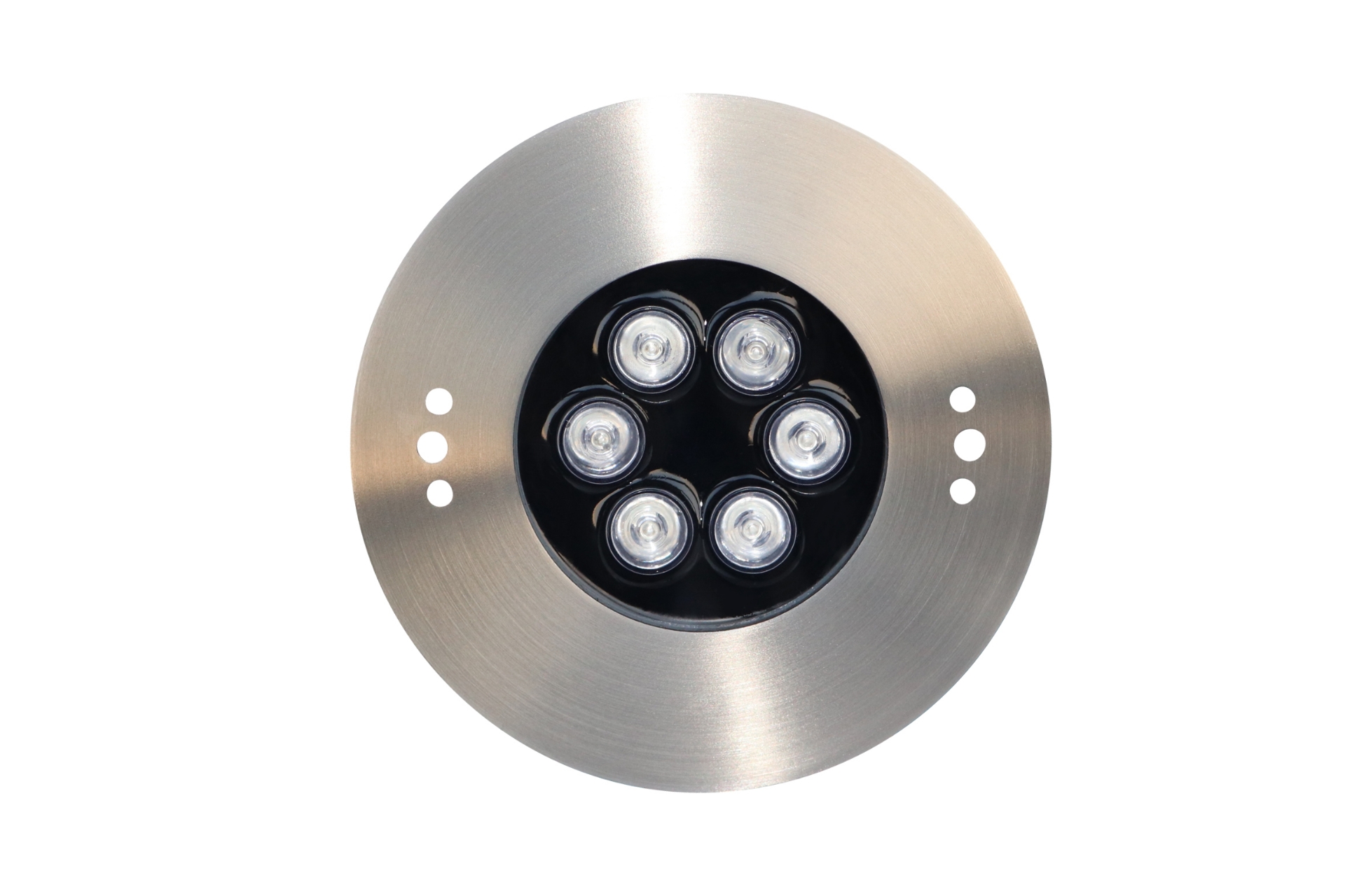 چراغ توکار استخری استیل 12وات تک رنگ برند LEDMAN