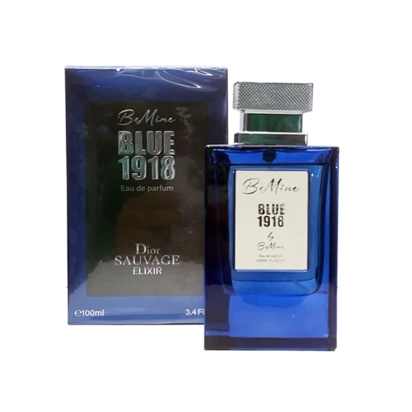 عطر مردانه بی ماین مدل بلو 1918 حجم 100 میلی لیتر | Be Mine blue 1918 men perfume 100ml