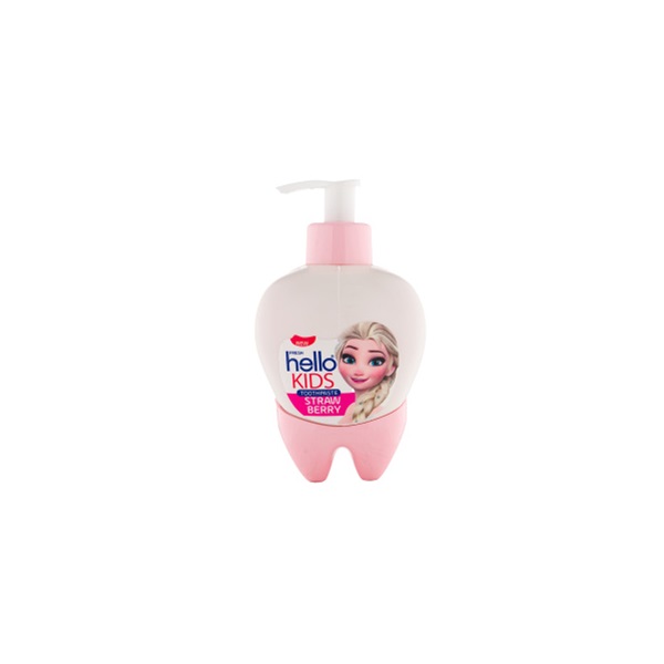 خمیر دندان پمپی کودک هلو فرش مدل 09 السا(فروزن) حجم 250 گرم | Hello Fresh 09 Pumpy Toothpaste Kid 250 g
