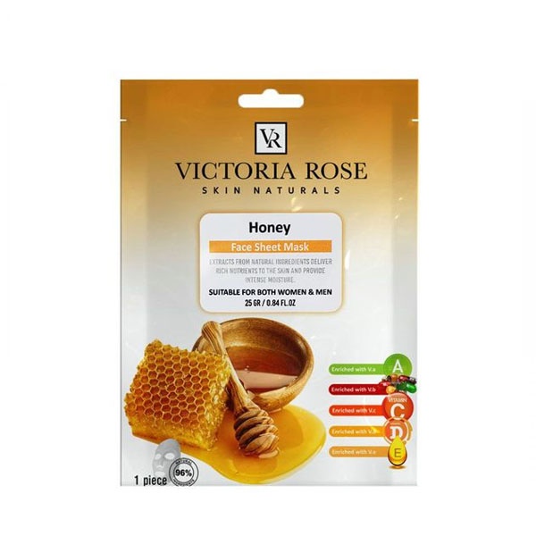 ماسک ورقه ای صورت عسل ویکتوریا رز 25 گرم | Victoria Rose Honey Face Sheet Mask 25 g